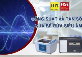 công suất và tần số bể rửa siêu âm