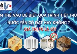 tiệt trùng nước yến