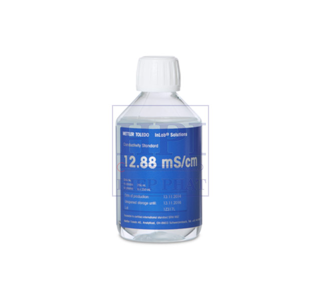 dung dịch chuẩn độ dẫn mettler toledo 12.88-µs/cm 250ml