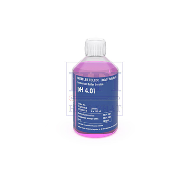 dung dịch chuẩn ph mettler toledo ph4 chai 250ml