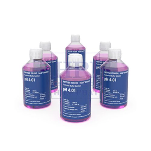 dung dịch chuẩn ph mettler toledo ph4 hộp 6 chai 250ml