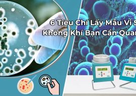 tiêu chí lấy mẫu vi sinh không khí