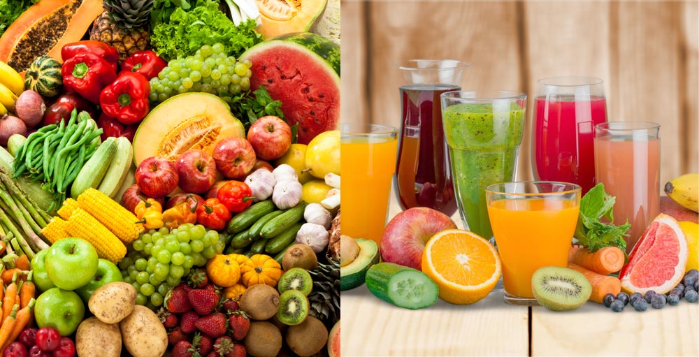 Độ ph trong trái cây, rau củ, nước ép trái cây phổ biến