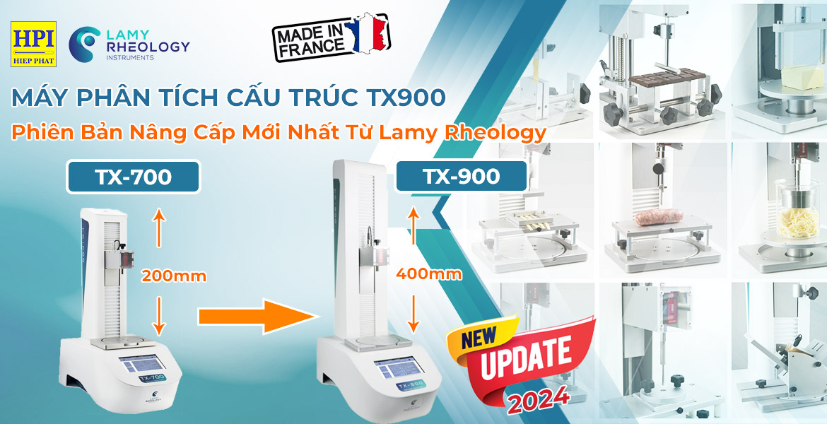 Máy phân tích cấu trúc Lamy Rheology TX-900