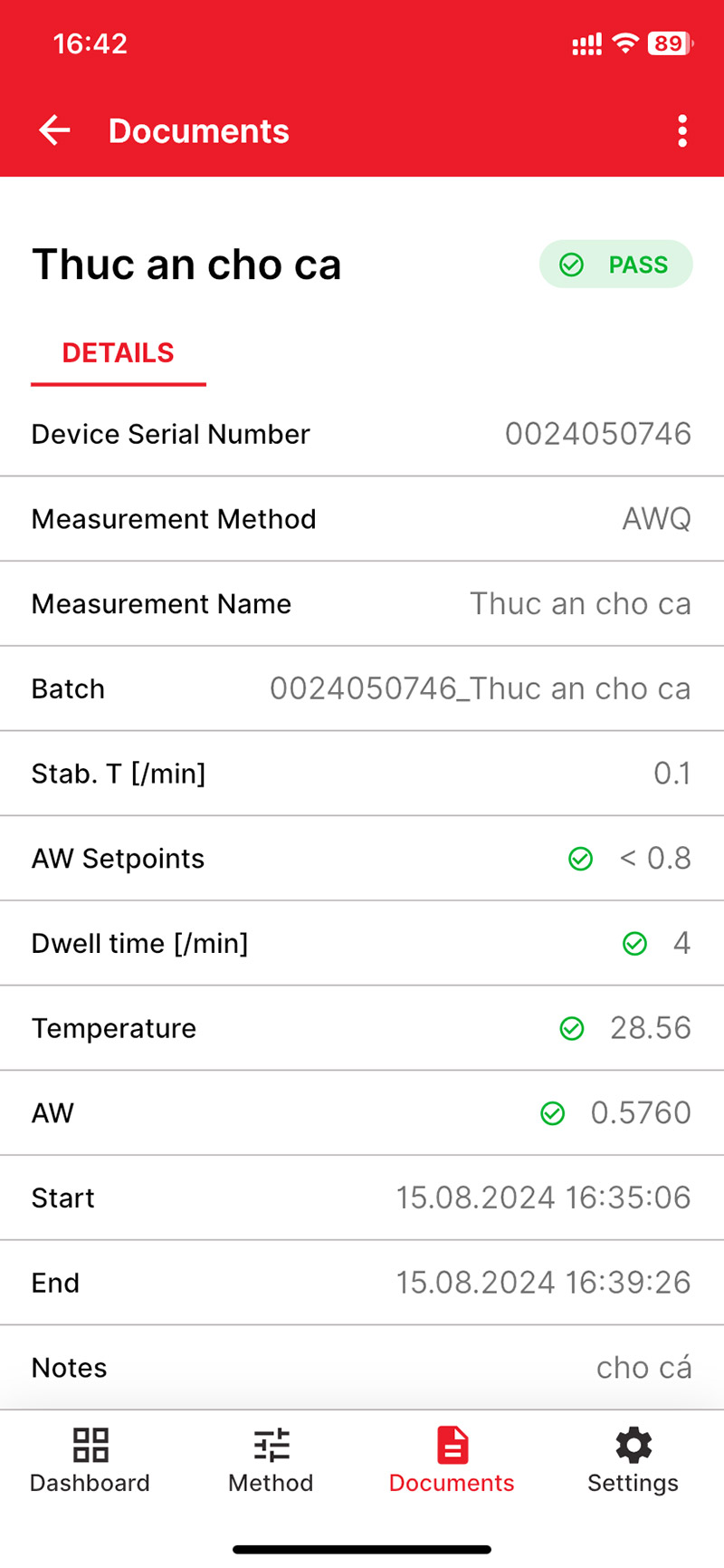 hoạt độ nước trong thức ăn cho cá