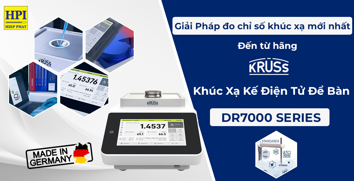 khúc xạ kế điện tử để bàn kruss dr7000 series