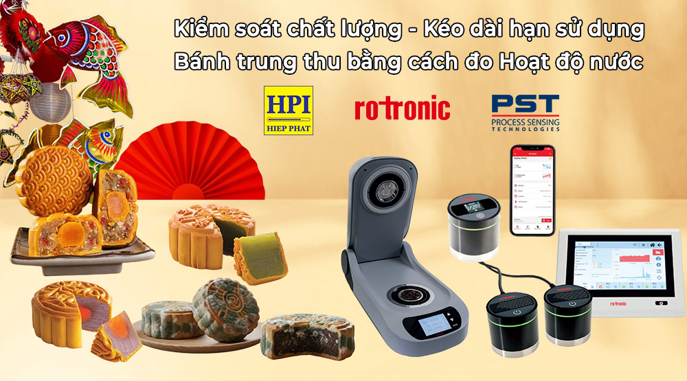Kiểm soát hoạt độ nước bánh trung thu