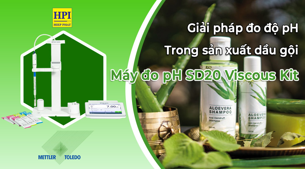 Giải Pháp Đo Độ pH Trong Sản Xuất Dầu Gội Chính Xác, Hiệu Quả