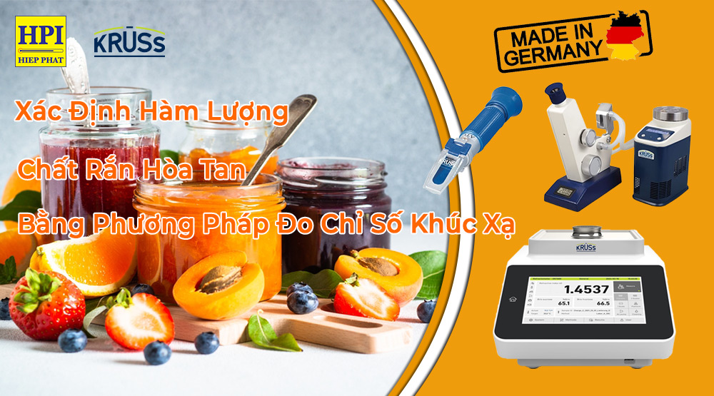 Xác Định Hàm Lượng Chất Rắn Hòa Tan Trong Thực Phẩm Bằng Phương Pháp Đo Chỉ Số Khúc Xạ