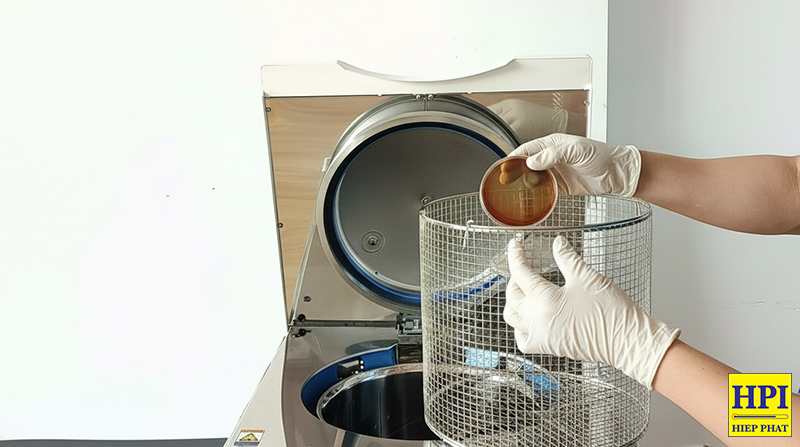 Cách Tiệt Trùng Đĩa Petri Nuôi Cấy Agar Đã Qua Sử Dụng Bằng Nồi Hấp Tiệt Trùng