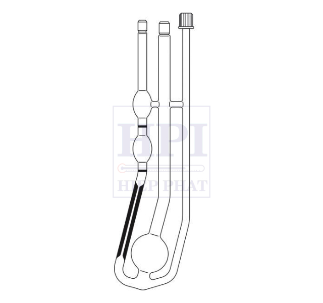 Nhớt Kế Mao Quản Cannon-Fenske Routine Loại 3 Nhánh Xylem