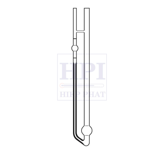 Nhớt Kế Mao Quản Thủy Tinh Micro-Ostwald Xylem
