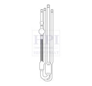 Nhớt Kế Mao Quản Thủy Tinh Ubbelohde ASTM Loại 4 Nhánh Xylem