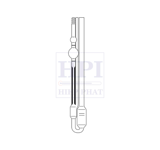 Nhớt Kế Mao Quản Thủy Tinh Ubbelohde Theo Tiêu Chuẩn ASTM Xylem